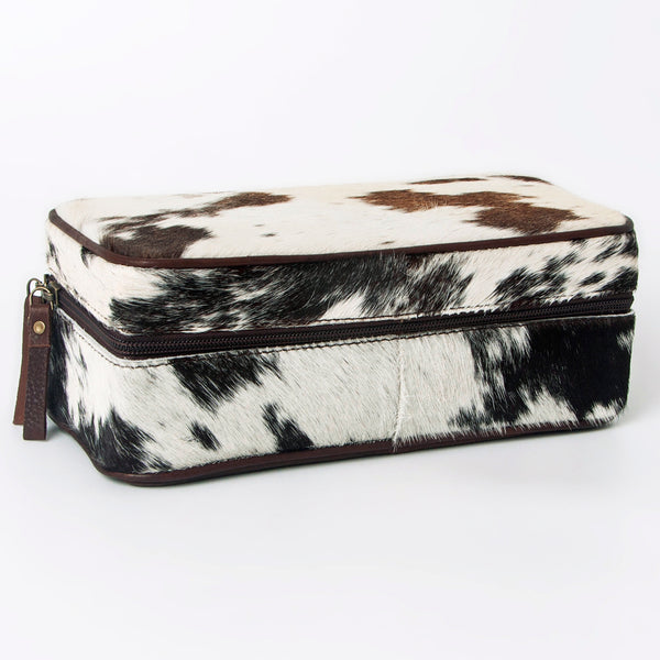 ADBGA318 American Darling Western Paint Splatter Hair-On Cowhide Jewelry case