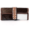 ADBGA319 American Darling Hand Tooled Leather & Hair-On Cowhide Travel Jewelry Case