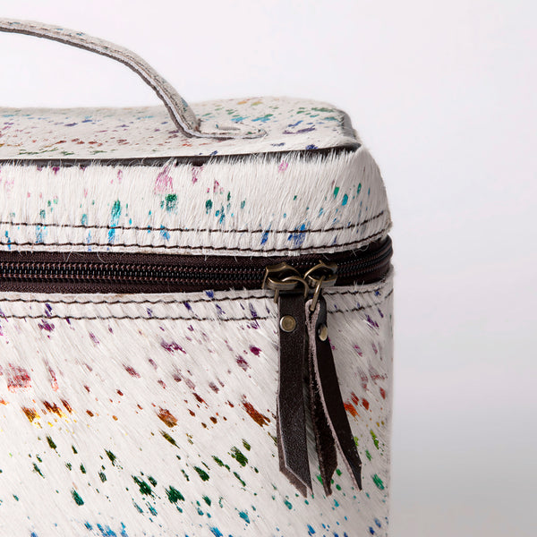 ADBGA320 American Darling Hair-On Cowhide Genuine Leather Jewelry Case