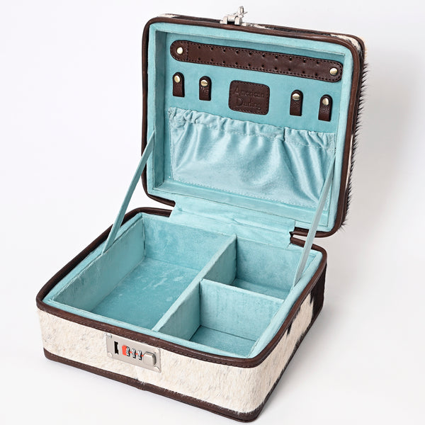 ADBGA321E American Darling Hair-On Cowhide & Genuine Leather Travel Jewelry case