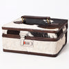 ADBGA321E American Darling Hair-On Cowhide & Genuine Leather Travel Jewelry case