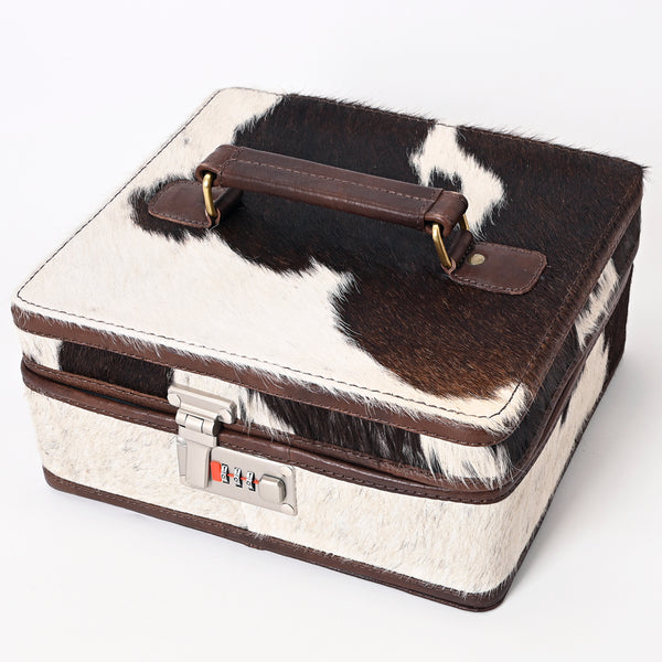 ADBGA321E American Darling Hair-On Cowhide & Genuine Leather Travel Jewelry case