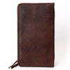 ADBGA323 American Darling Hand Tooled Leather Hair-On Cowhide Travel Jewelry Case