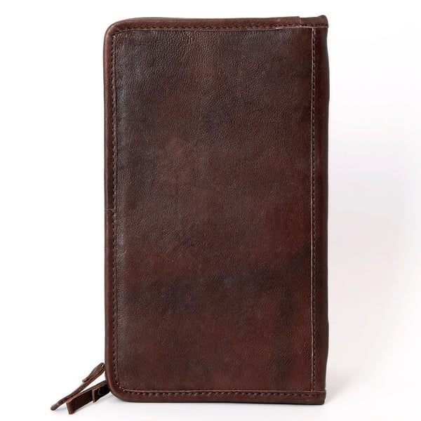 ADBGA323 American Darling Hand Tooled Leather Hair-On Cowhide Travel Jewelry Case