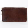 ADBGA323 American Darling Hand Tooled Leather Hair-On Cowhide Travel Jewelry Case