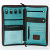 ADBGA323 American Darling Hand Tooled Leather Hair-On Cowhide Travel Jewelry Case