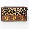 ADBGA323 American Darling Hand Tooled Leather Hair-On Cowhide Travel Jewelry Case