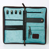 ADBGA323 American Darling Hand Tooled Leather Hair-On Cowhide Travel Jewelry Case