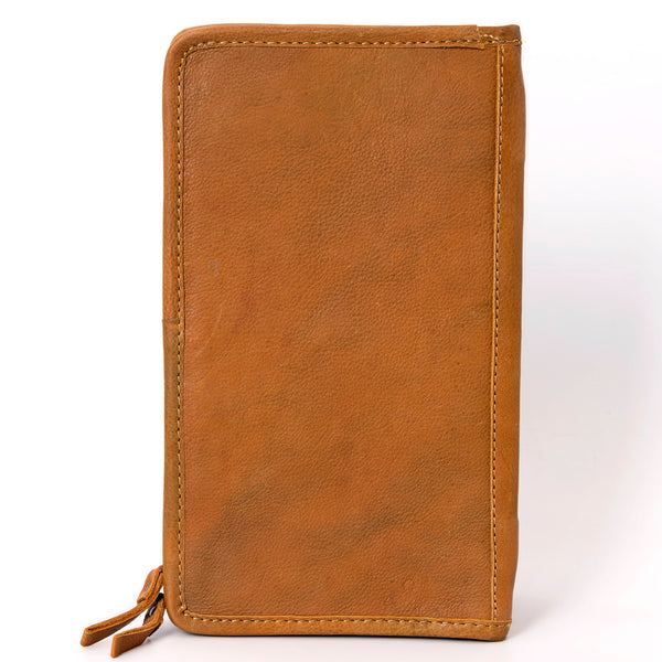 ADBGA323 American Darling Hand Tooled Leather Hair-On Cowhide Travel Jewelry Case