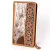 ADBGA323 American Darling Hand Tooled Leather Hair-On Cowhide Travel Jewelry Case