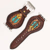 LC-ADWAR115 Genuine American Leather I watch Strap Unisex
