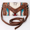 ADBG906 American Darling Handcrafted Hand Tooled Leather Saddle Blanket Envelope