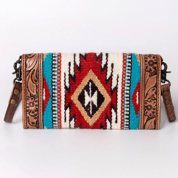 ADBG906 American Darling Handcrafted Hand Tooled Leather Saddle Blanket Envelope