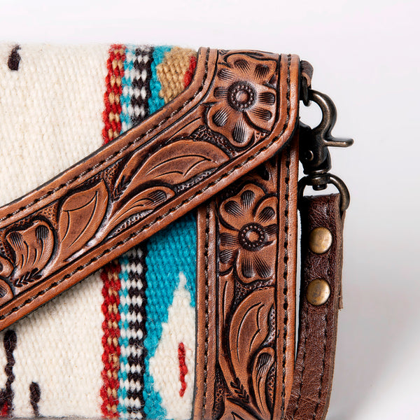 ADBG906 American Darling Handcrafted Hand Tooled Leather Saddle Blanket Envelope