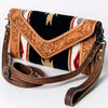 ADBG906 American Darling Handcrafted Hand Tooled Leather Saddle Blanket Envelope