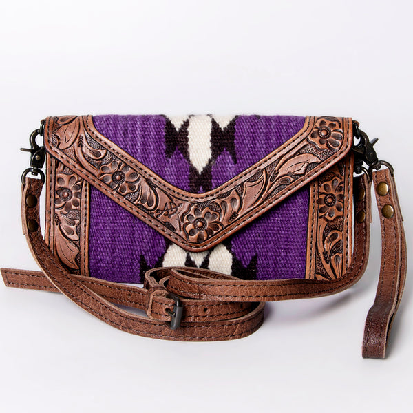 ADBG906 American Darling Handcrafted Hand Tooled Leather Saddle Blanket Envelope