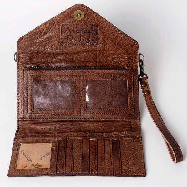 ADBG906 American Darling Handcrafted Hand Tooled Leather Saddle Blanket Envelope