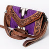 ADBG906 American Darling Handcrafted Hand Tooled Leather Saddle Blanket Envelope