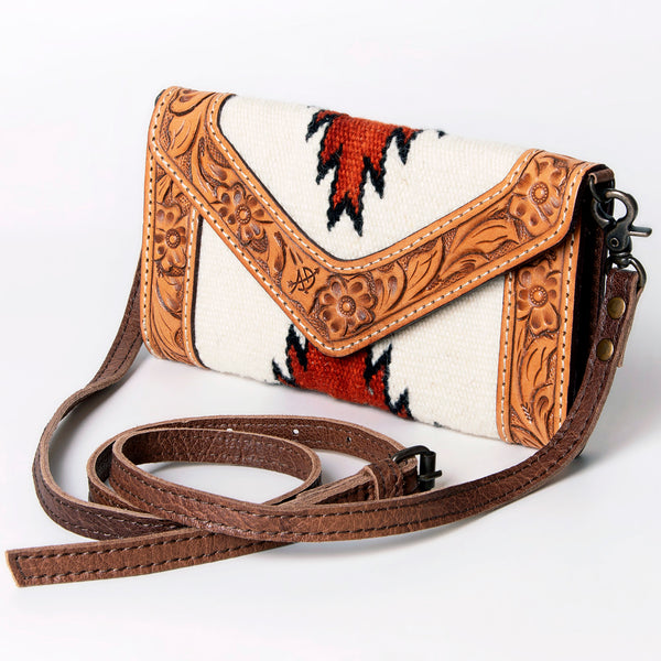 ADBG906 American Darling Handcrafted Hand Tooled Leather Saddle Blanket Envelope