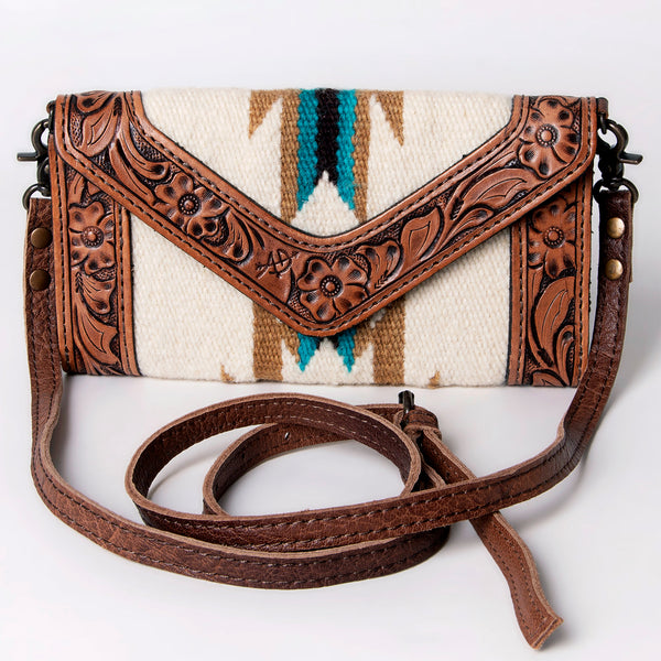 ADBG906 American Darling Handcrafted Hand Tooled Leather Saddle Blanket Envelope