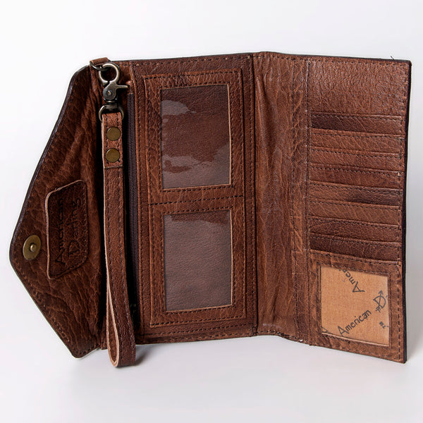 ADBG906 American Darling Handcrafted Hand Tooled Leather Saddle Blanket Envelope
