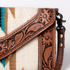 ADBG906 American Darling Handcrafted Hand Tooled Leather Saddle Blanket Envelope
