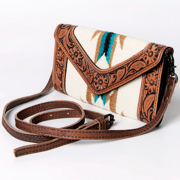 ADBG906 American Darling Handcrafted Hand Tooled Leather Saddle Blanket Envelope