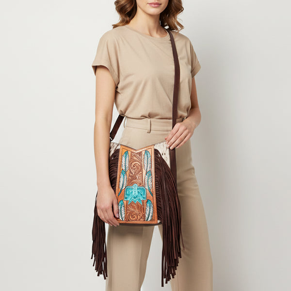 LC-ADBGZ690 Messenger Genuine Western Leather Women Bag