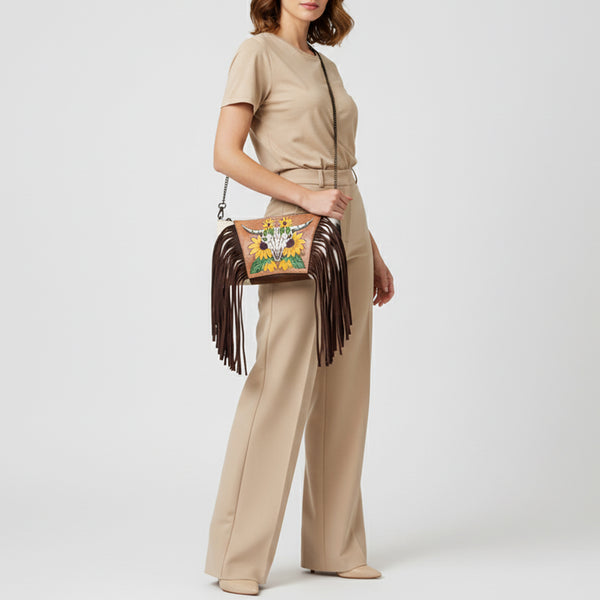 LC-ADBGZ691A Crossbody Genuine Western Leather Women Bag