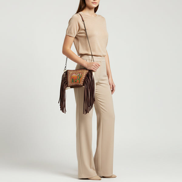 LC-ADBGZ691C Crossbody Genuine Western Leather Women Bag