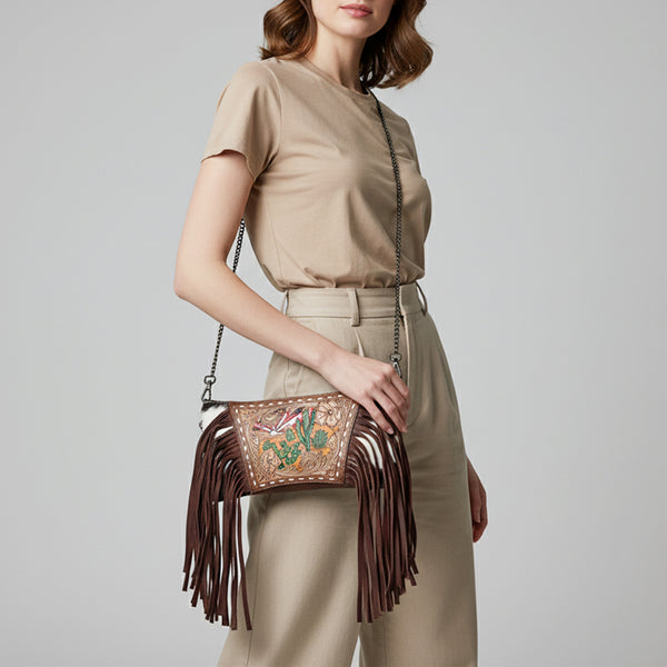 LC-ADBGZ691F Crossbody Genuine Western Leather Women Bag
