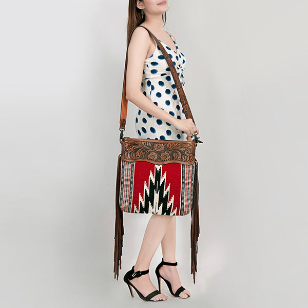 LC-ADBGZ668 Crossbody Genuine Western Leather Women Bag