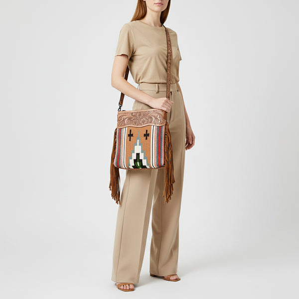 LC-ADBGZ672 Crossbody Genuine Western Leather Women Bag