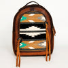 ADBG1029 American Darling Western Saddle Blanket Backpack Handwoven Genuine Leather