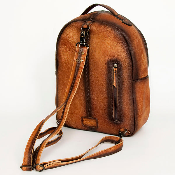 ADBG1029 American Darling Western Saddle Blanket Backpack Handwoven Genuine Leather
