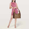 ADBG803 American Darling Western Leather Hobo Bag - Hand Tooled Cowhide & Fringe Purse