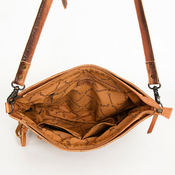 ADBG1035B American Darling Hair-On Cowhide Crossbody Genuine Leather Western Bag