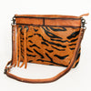 ADBG1035B American Darling Hair-On Cowhide Crossbody Genuine Leather Western Bag