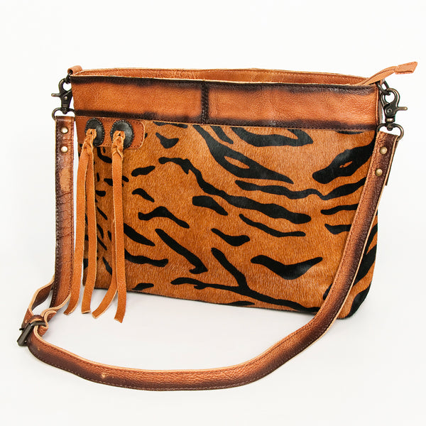 ADBG1035B American Darling Hair-On Cowhide Crossbody Genuine Leather Western Bag