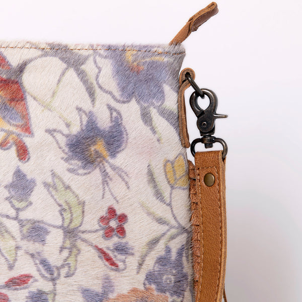 ADBG719 American Darling Western Leather Large Cross body Bag Hair-On Cowhide Fringed Purse