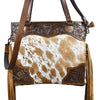 ADBG333TAWBR American Darling Hand Tooled Leather Cross body Bag