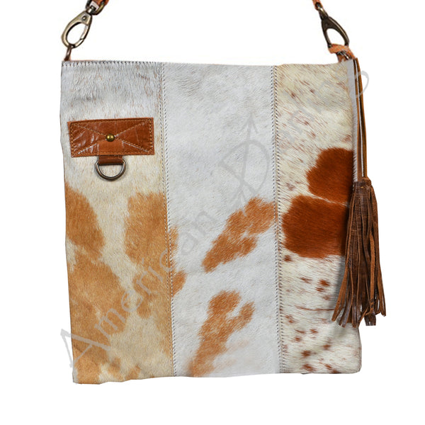 ADBG108 American Darling Large Hair-on Cowhide Crossbody Bag