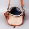LC-KB463Crossbody Upcycled Canvas Ladies Bag