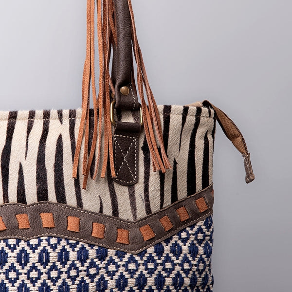LC-KB466 Weekender Upcycled Canvas Ladies Bag