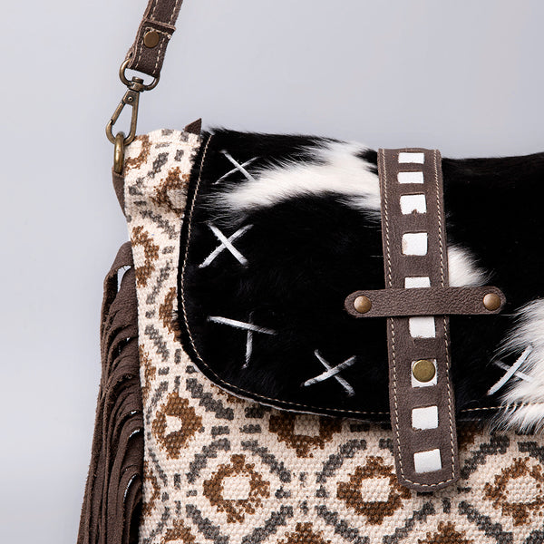LC-KB468Crossbody Upcycled Canvas Ladies Bag