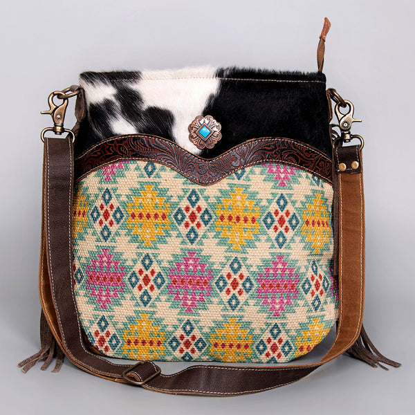 LC-KB471Crossbody Upcycled Canvas Ladies Bag