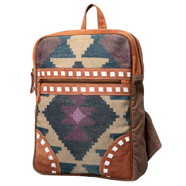 LC-KB478 Backpack Upcycled Canvas Ladies Bag