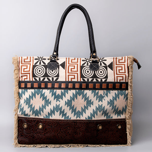 LC-KB484 Weekender Upcycled Canvas Ladies Bag