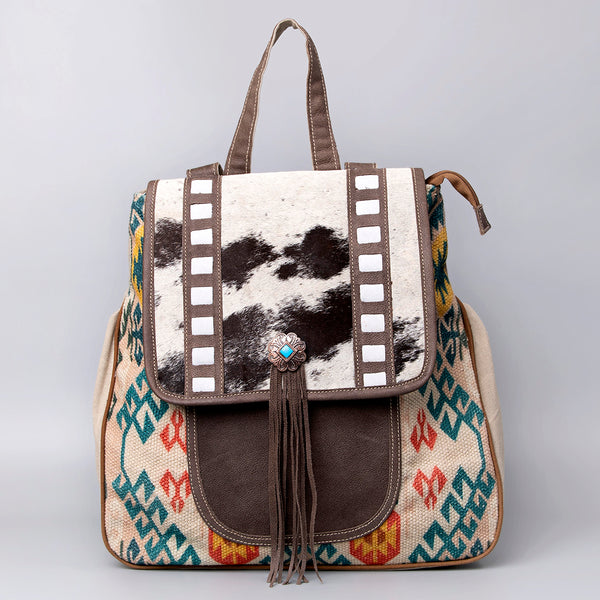 LC-KB488 Backpack Upcycled Canvas Ladies Bag