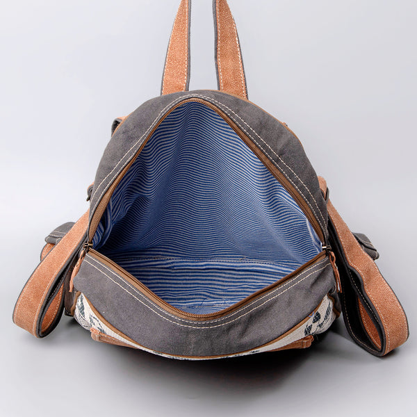 LC-KB500 Backpack Upcycled Canvas Ladies Bag